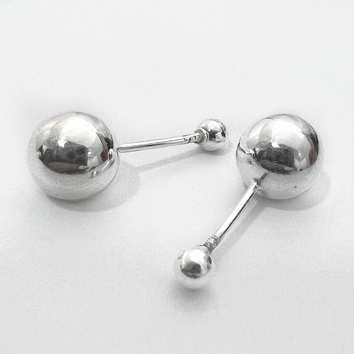 Aretes Bola 4MM Plata