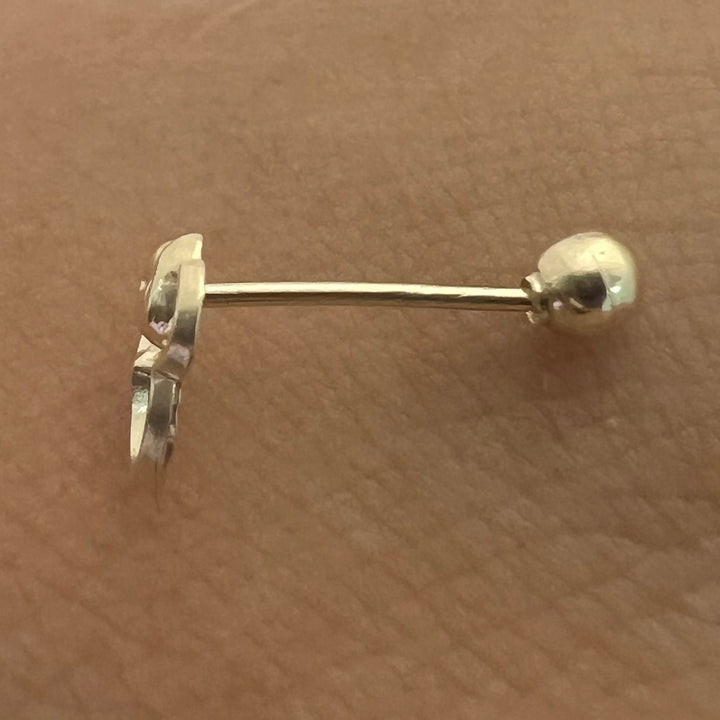 Aretes de Oro 10k Minnie 8MM