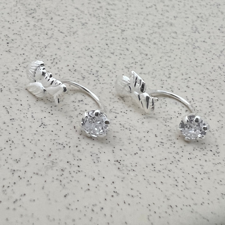 Aretes Ángel Teléfono 5MM Plata
