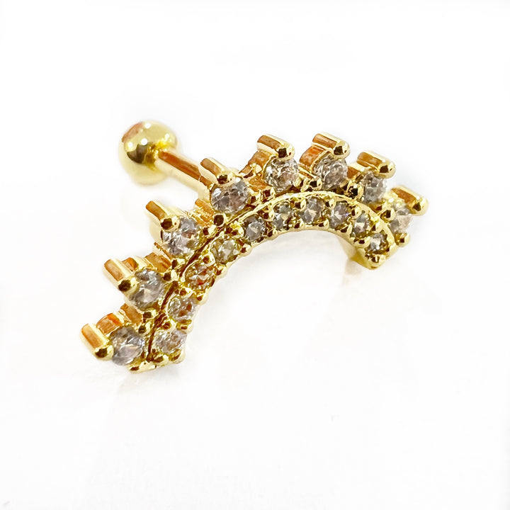 Arete Quirúrgico 🧡 Curvo Dorado