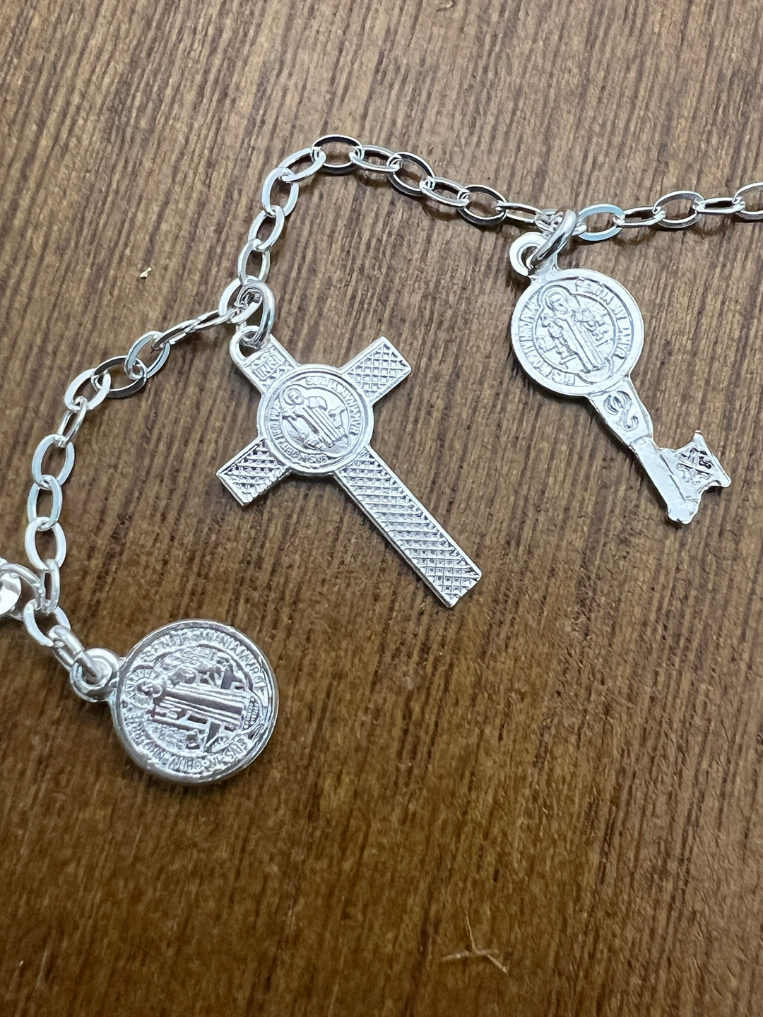 Pulsera de Plata Rosario