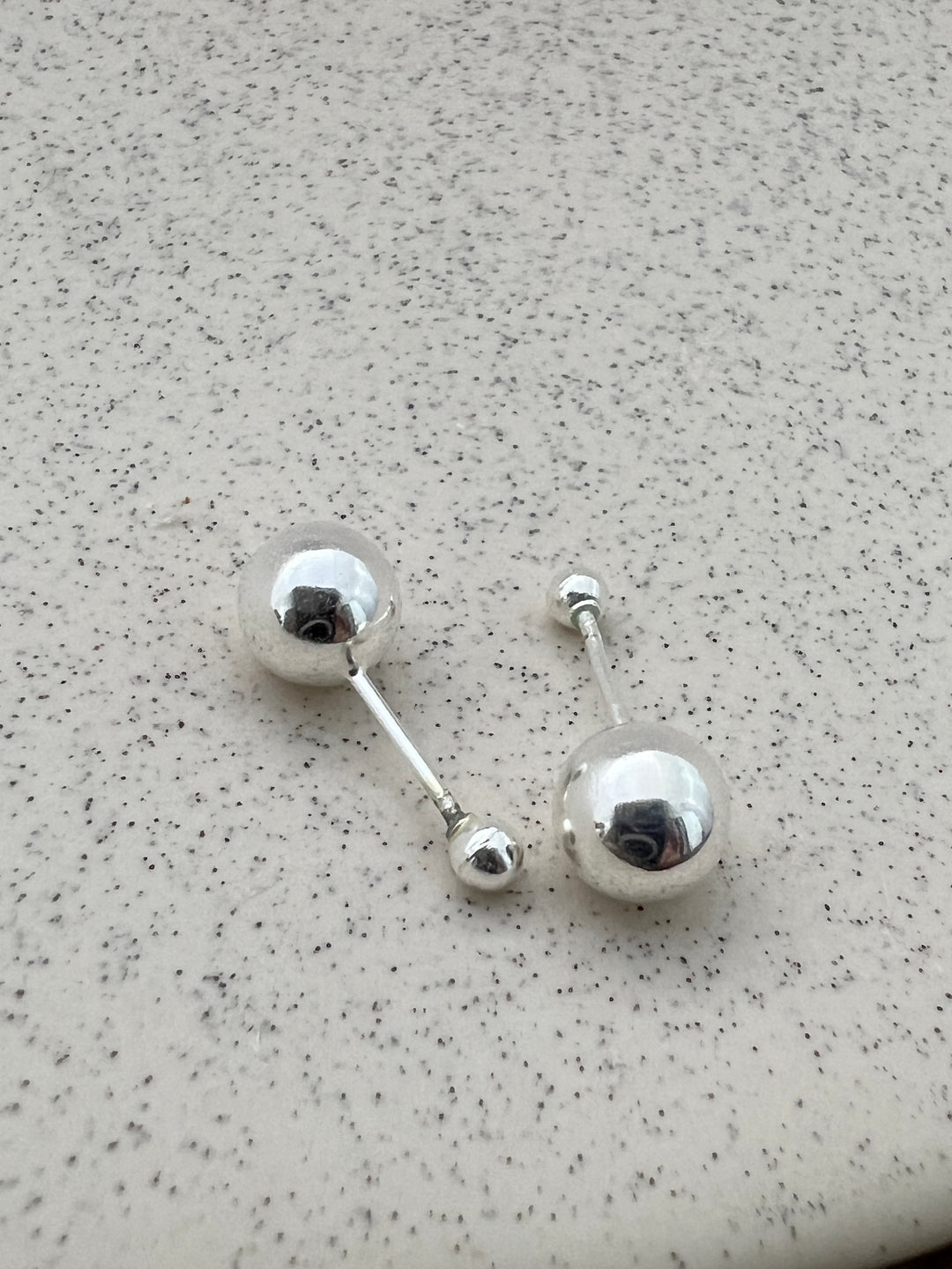 Aretes Bola 4MM Plata