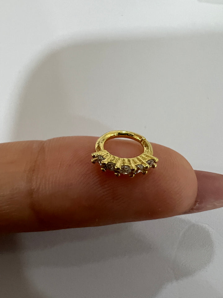 Clicker Presión Quirúrgico 6MM Dorado