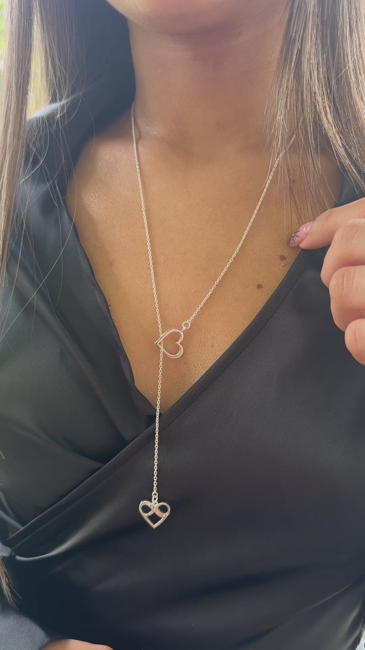 Aretes Corazón Infinito ❤️