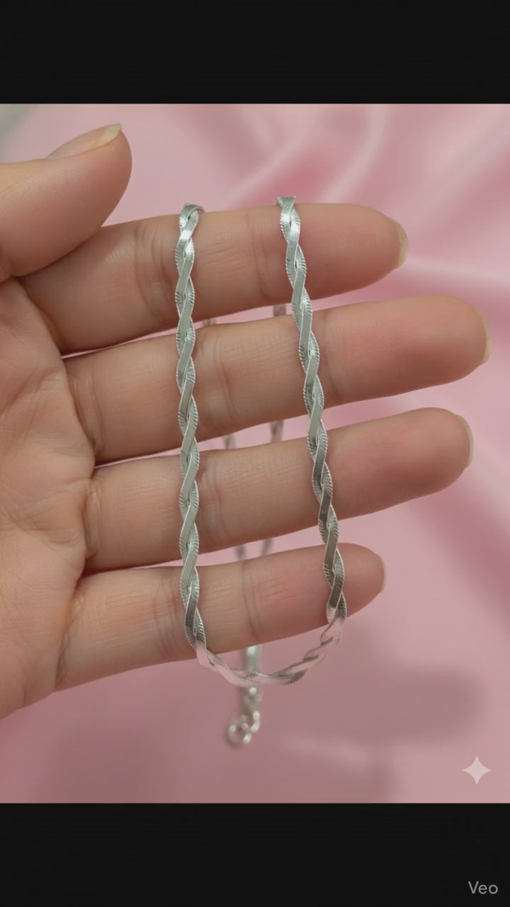 Cadena de Plata - Trenza Mágica