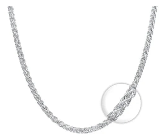 🌾 Cadena Trigo de Plata 925 Maciza - ¡Brillo que Enamora! ✨