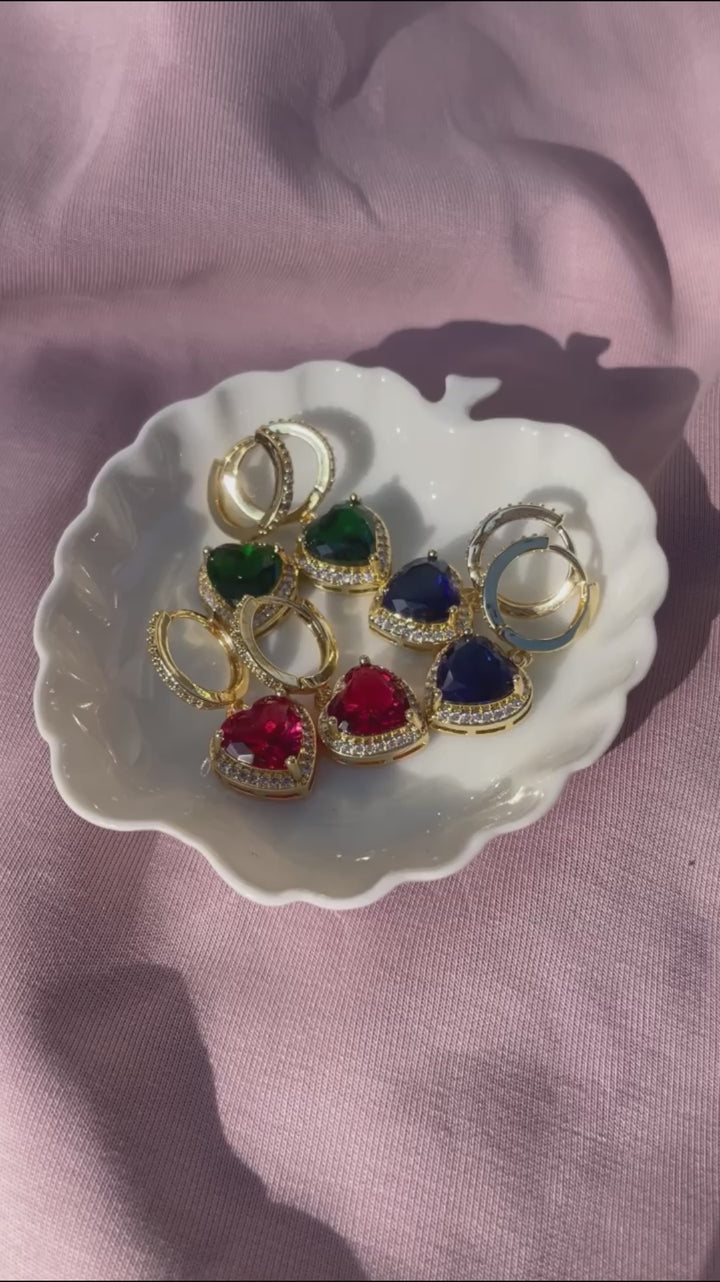 Huggies de Acero 💚Corazón Verde