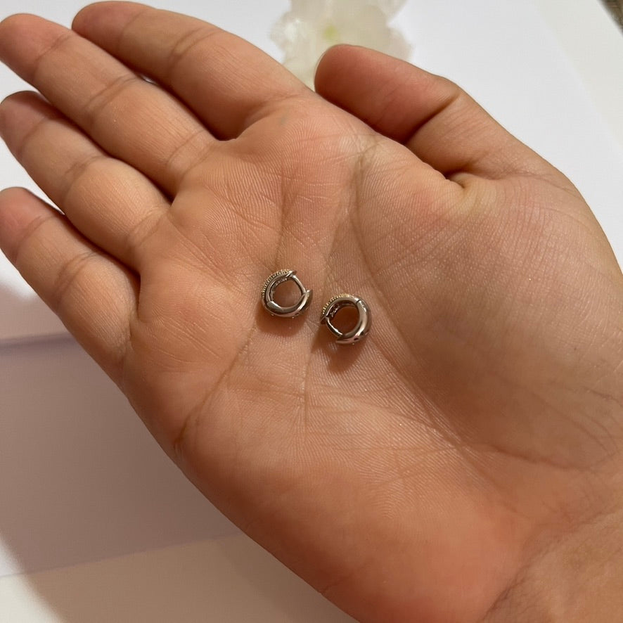 Huggies de Plata Mini 5MM