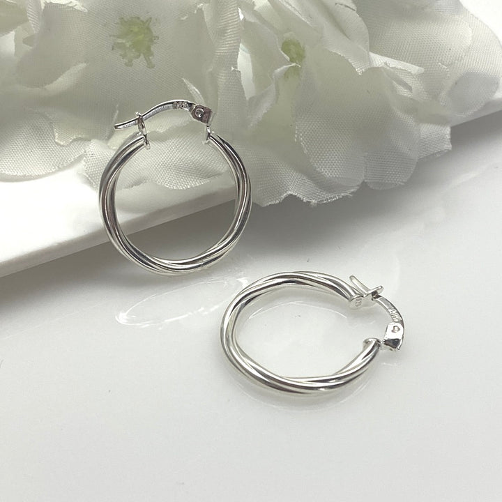 Argollas de Plata Melcocha 17MM