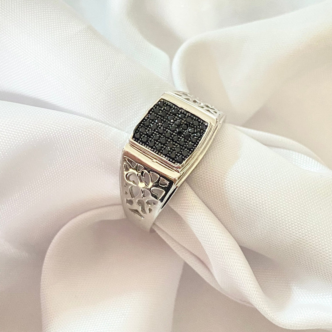 Anillo de Plata de Hombre - Nicola Joyeria