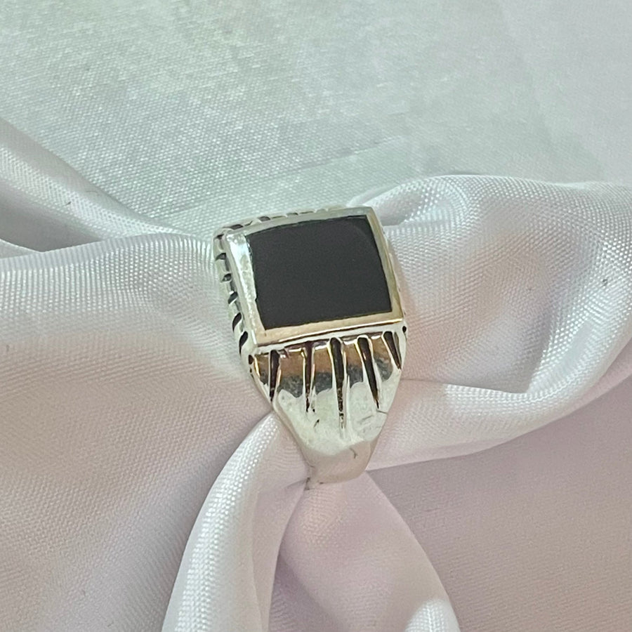 Anillo de Plata de Hombre - Nicola Joyeria