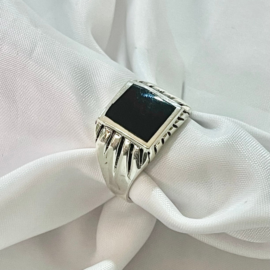 Anillo de Plata de Hombre - Nicola Joyeria