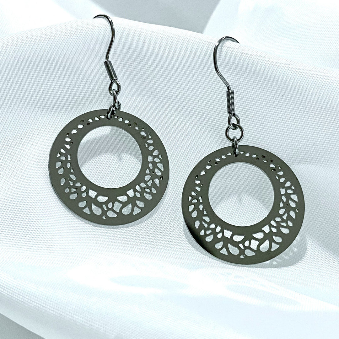 Aretes de Acero - Nicola Joyeria