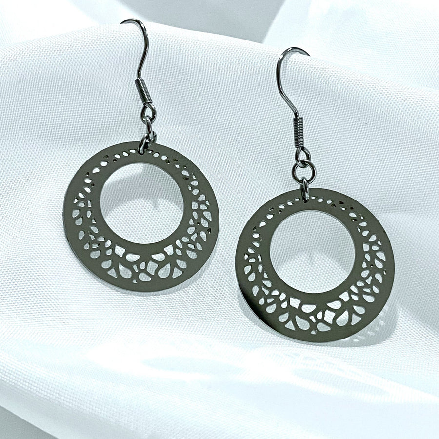 Aretes de Acero - Nicola Joyeria