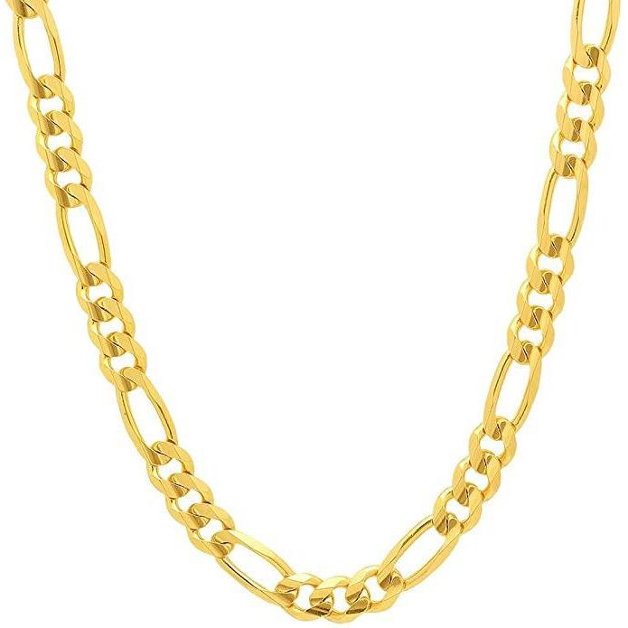 🏅 Cadena Acero 8MM Figaro Dorada 60CM | Nicola Joyería en Costa Rica
