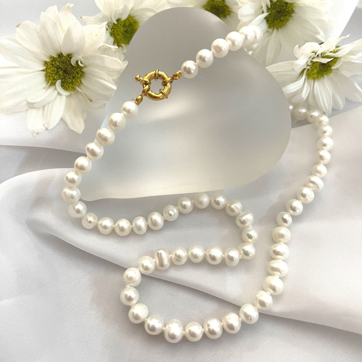 Collar de Perlas Cultivadas 6MM