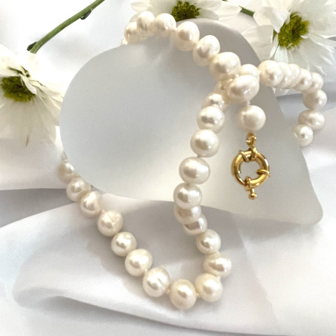 Collar de Perlas Cultivadas 8MM