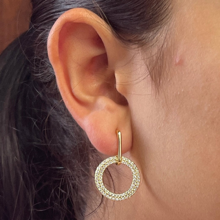 Aretes de Acero Circulo Grande ⚪️