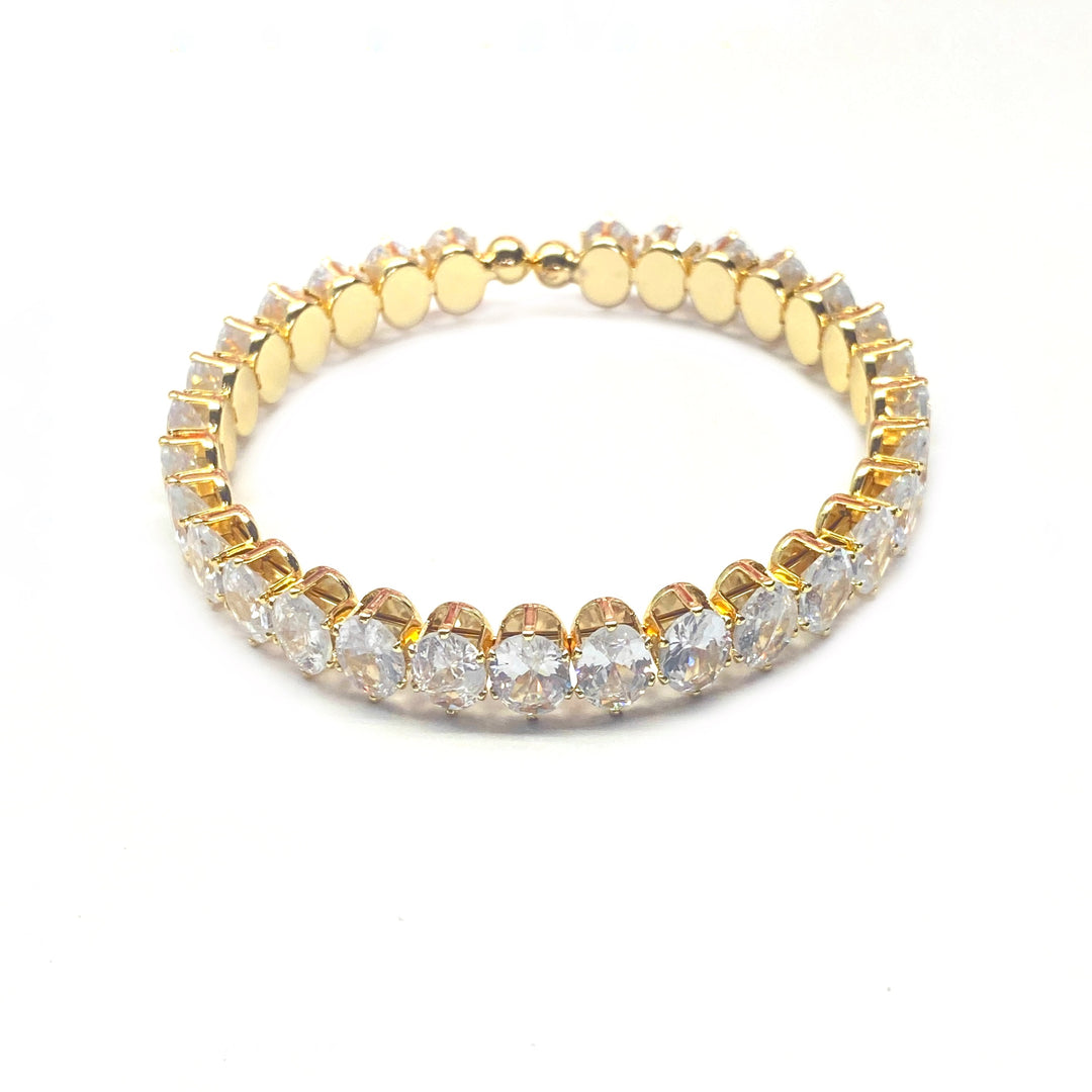 Pulsera Acero 💛 Aro Dorado
