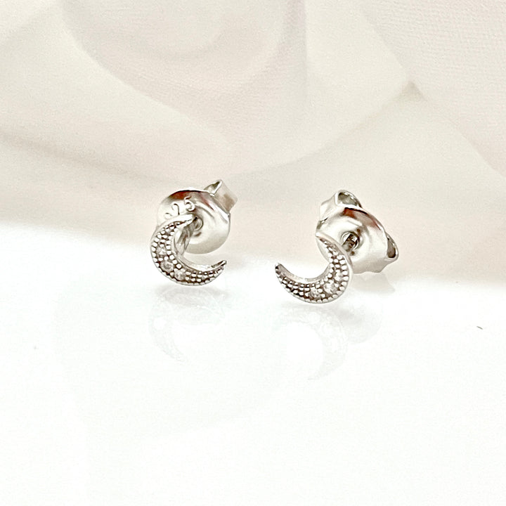 Aretes Plata 🌙Luna Mini | Nicola Joyería 