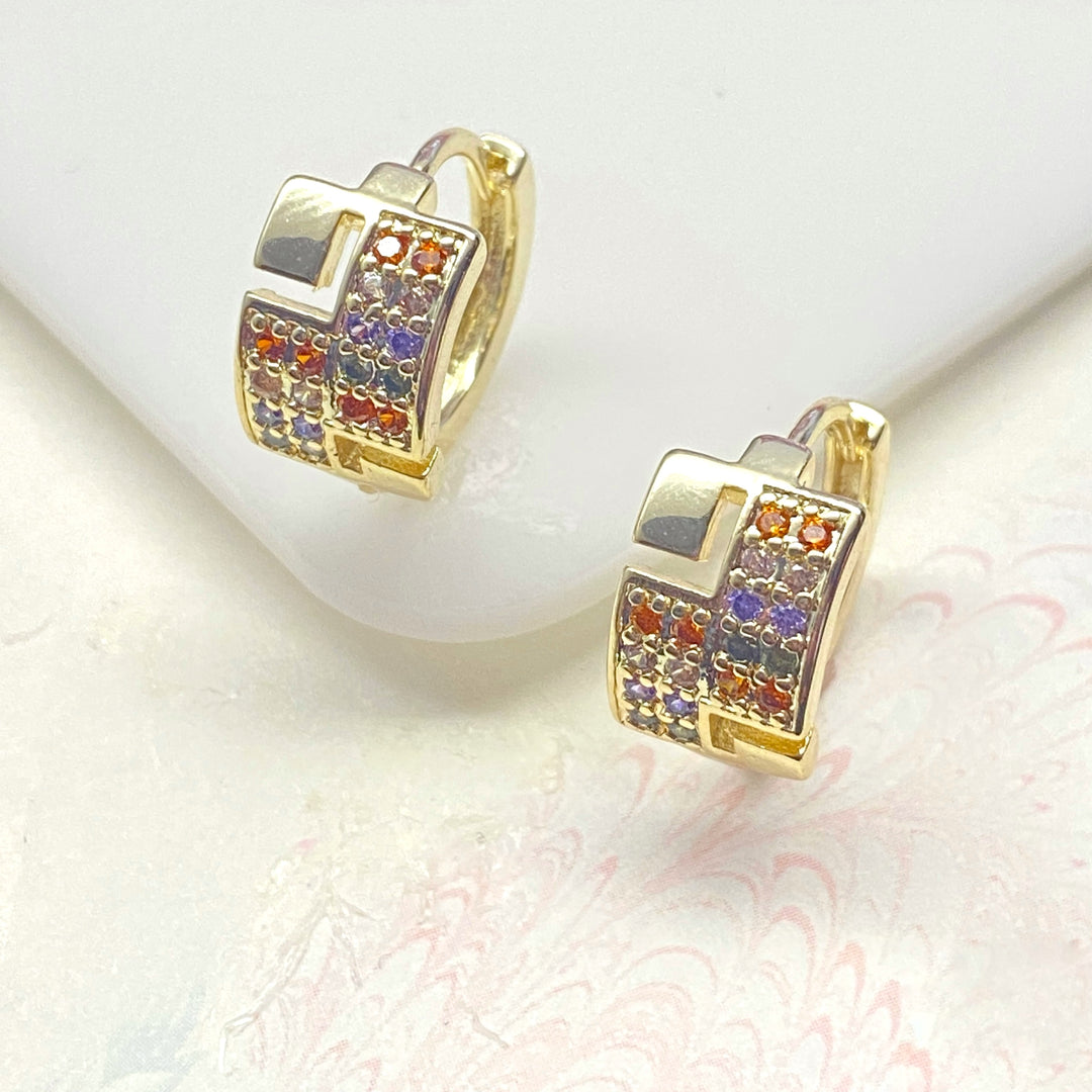 Huggies 🤍 Circonias Multicolor