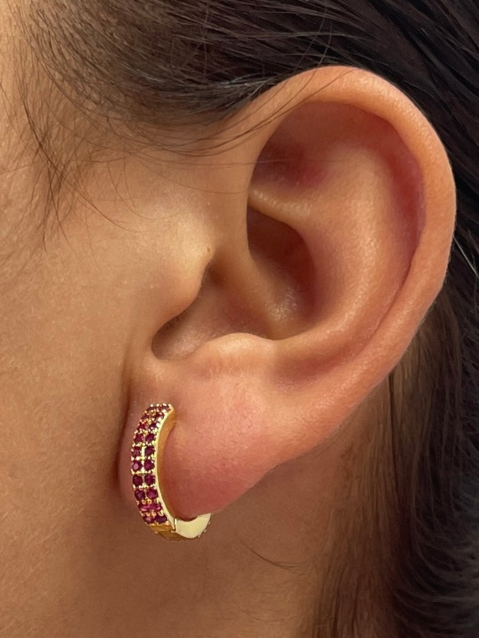 Huggies de Acero 💕Fucsia