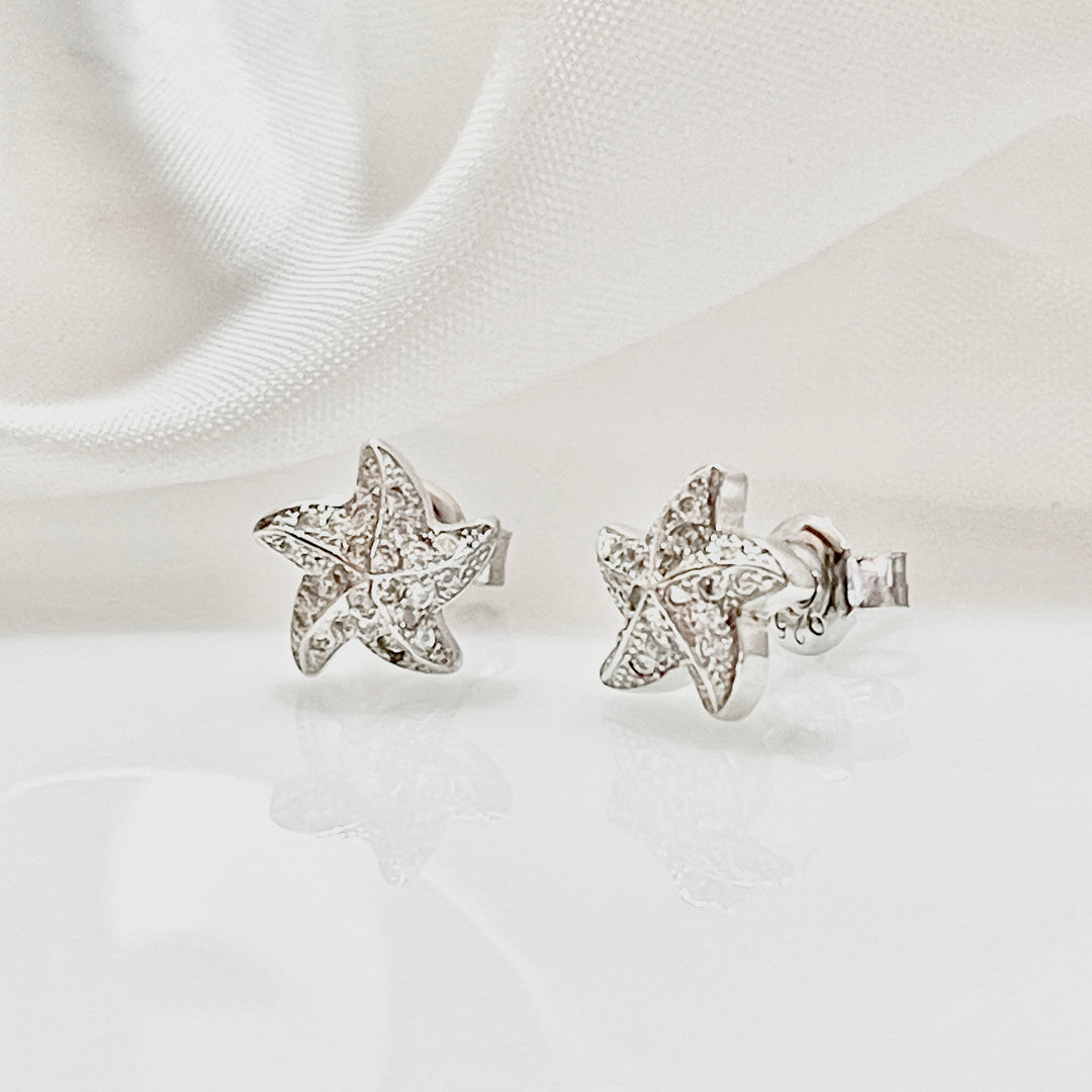 Aretes Plata 🌟Estrella Mar | Nicola Joyería 