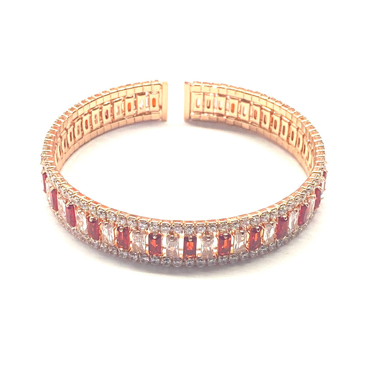 Pulsera Acero 💗🟥 Aro Oro Rosa