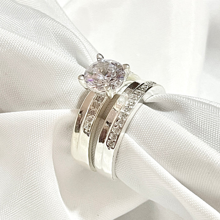 Anillos Dúo de Plata