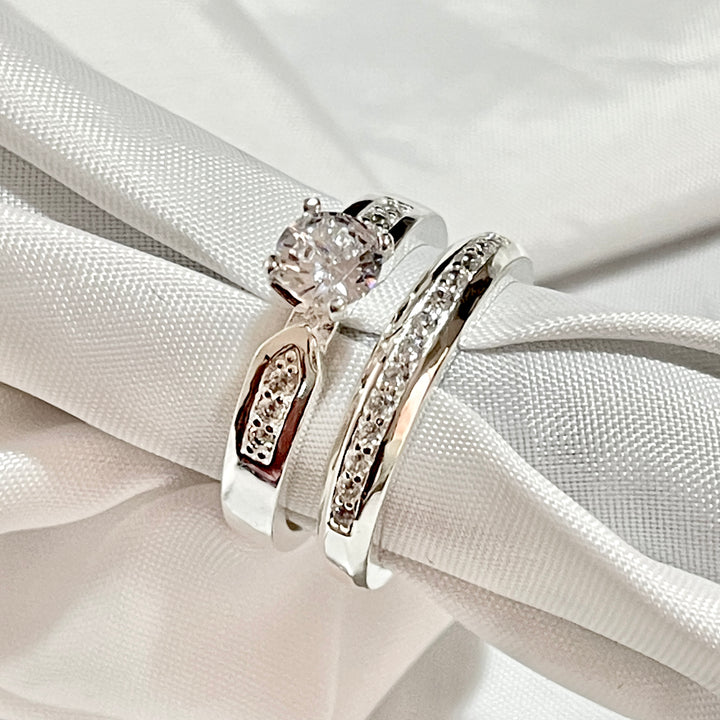 Anillos Dúo de Plata