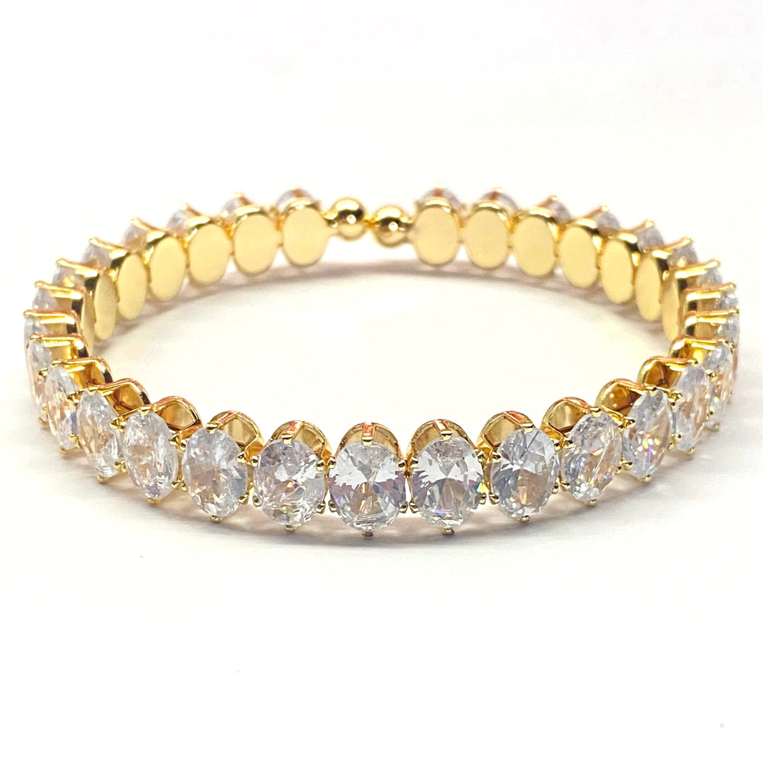 Pulsera Acero 💛 Aro Dorado