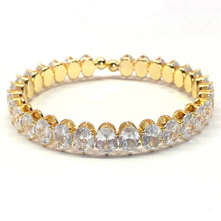Pulsera Acero 💛 Aro Dorado