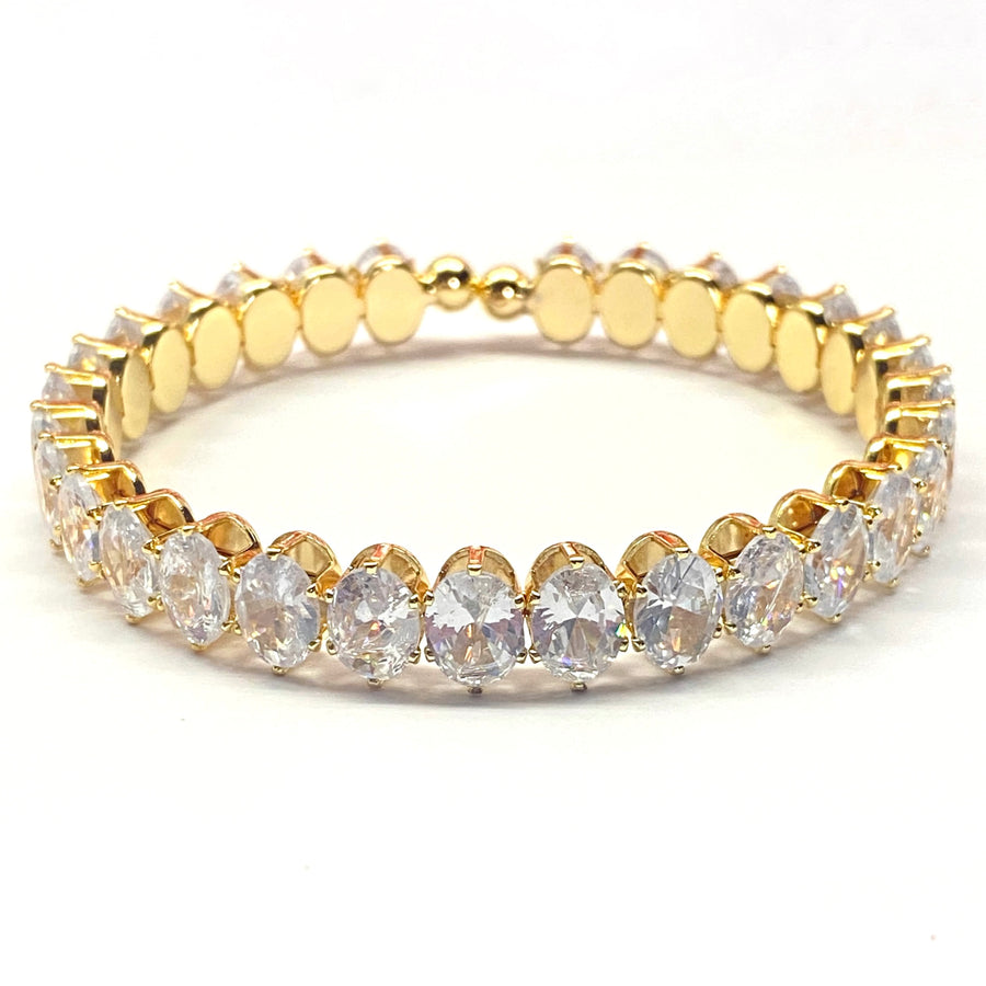 Pulsera Acero 💛 Aro Dorado
