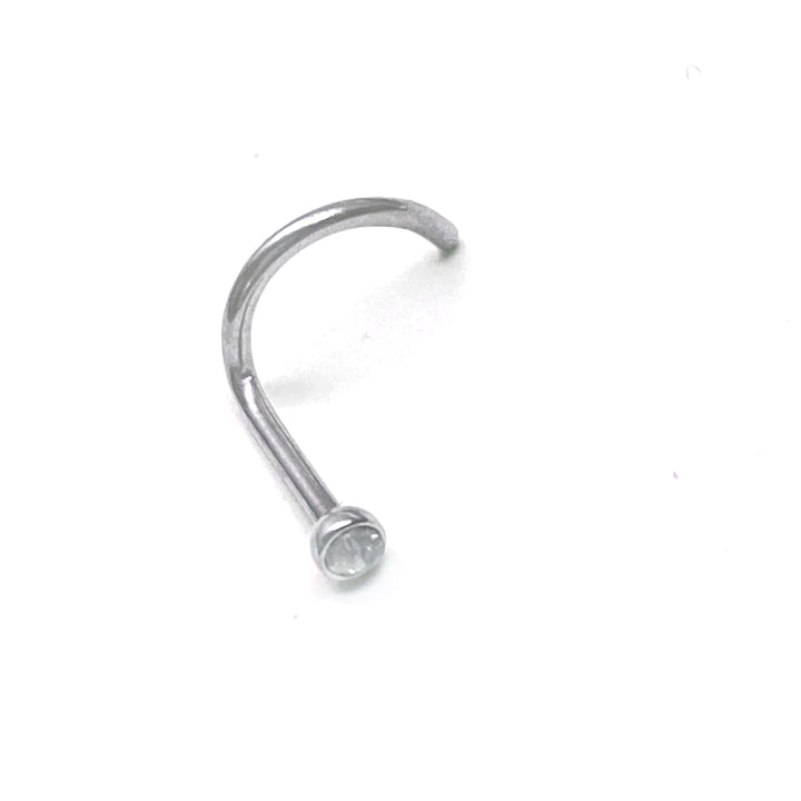 Piercing Curvo de Nariz Acero