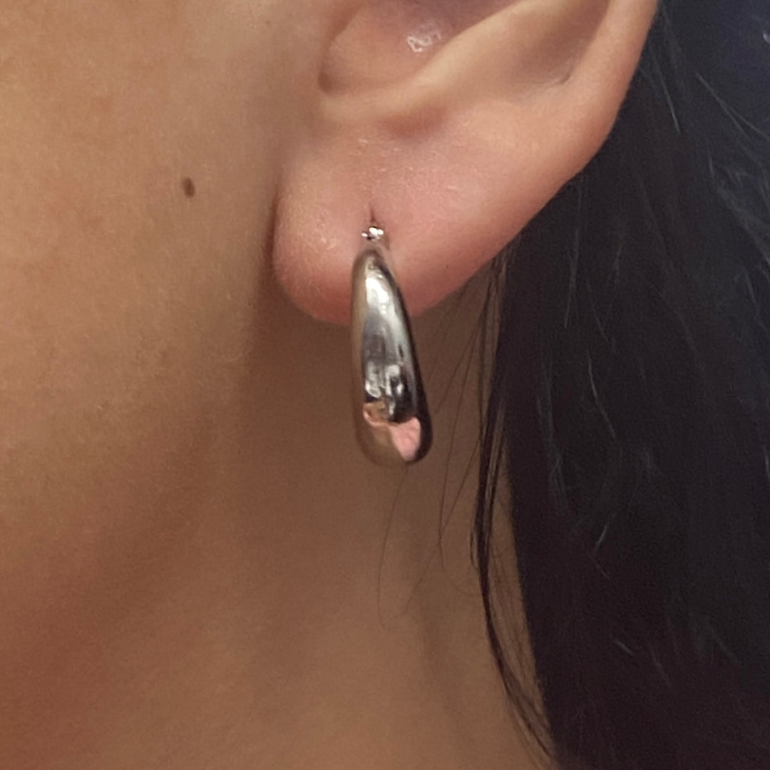 Argollas Acero 15MM Lisas