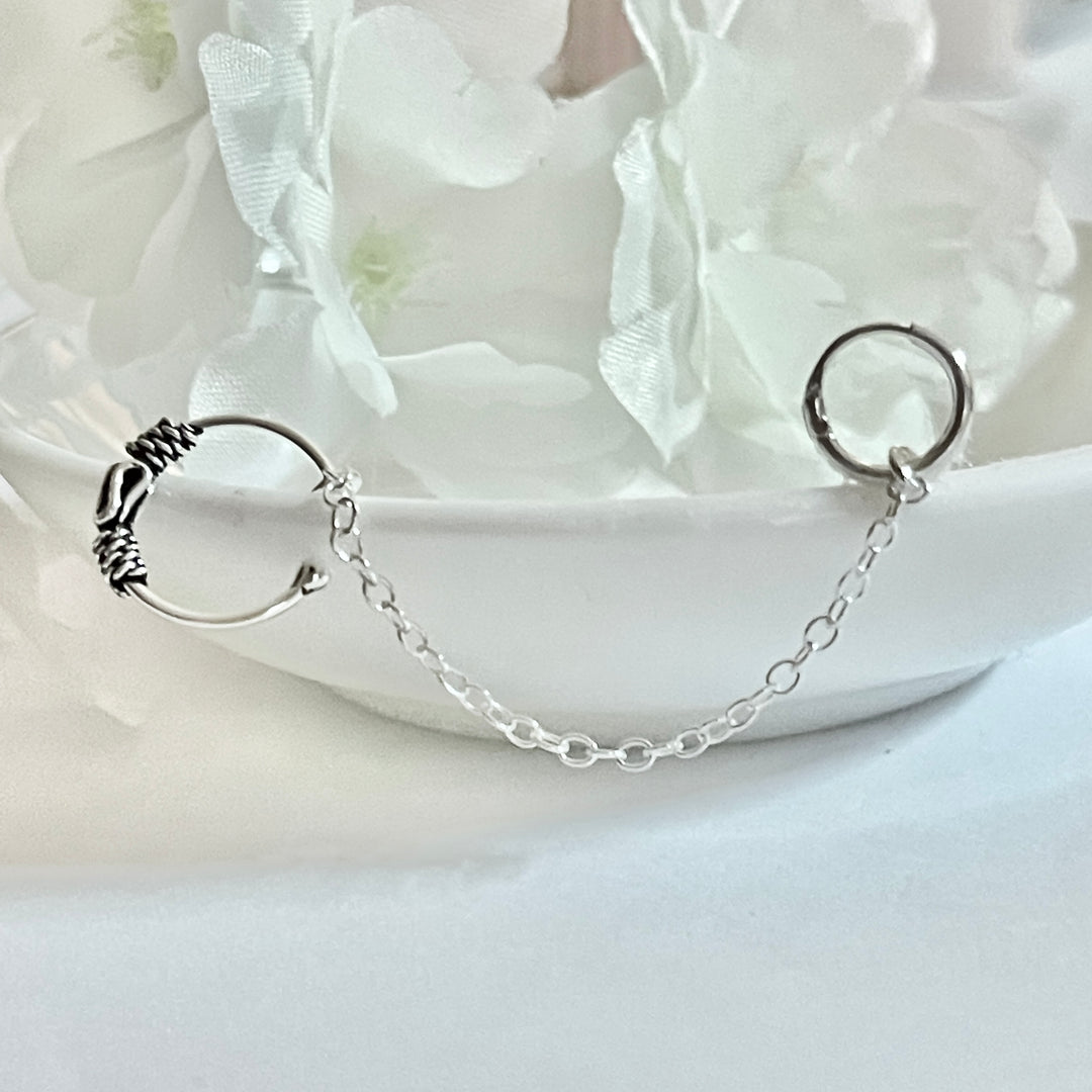 Aretes de Plata Escalador Entrelazados 😍 | Nicola Joyería 