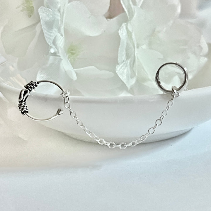 Aretes de Plata Escalador Entrelazados 😍 | Nicola Joyería 