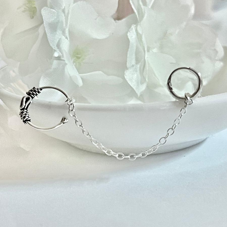 Aretes de Plata Escalador Entrelazados 😍 | Nicola Joyería 