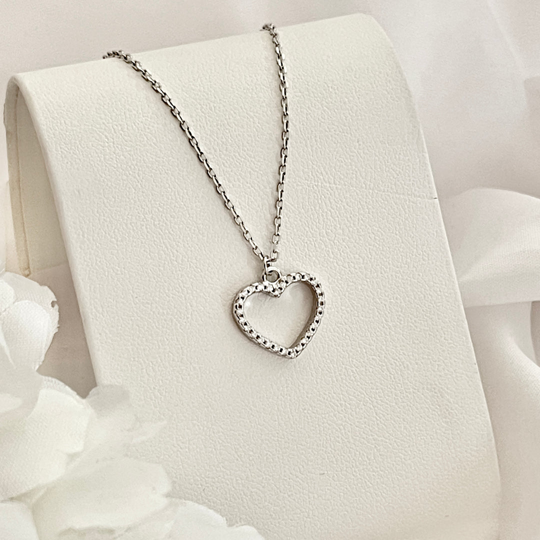 Collar Plata ❤️ Corazón Grande | Nicola Joyería 