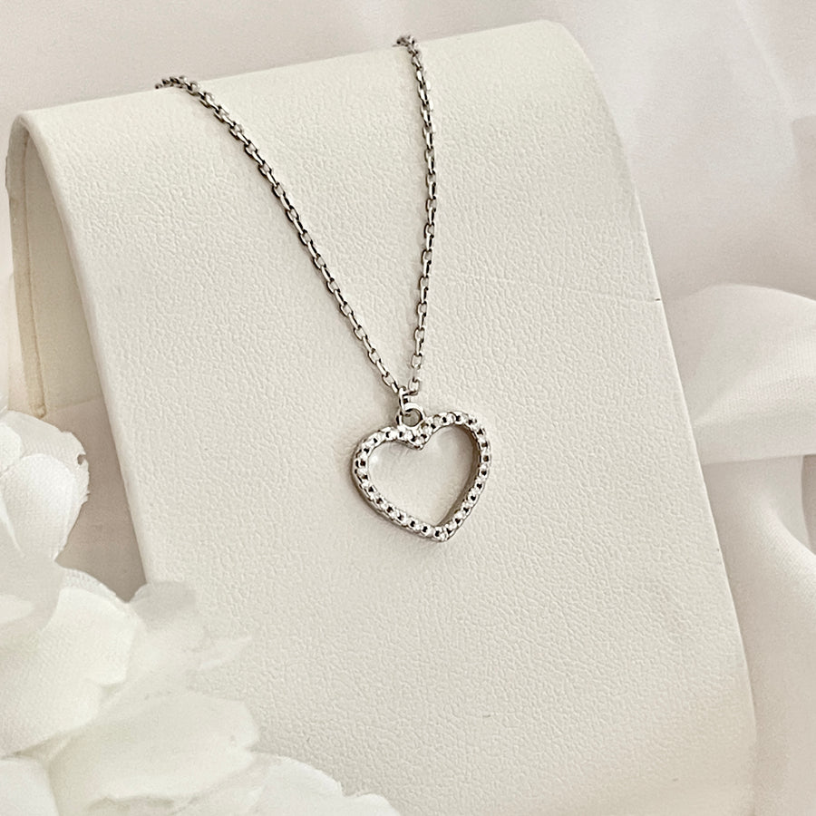Collar Plata ❤️ Corazón Grande | Nicola Joyería 