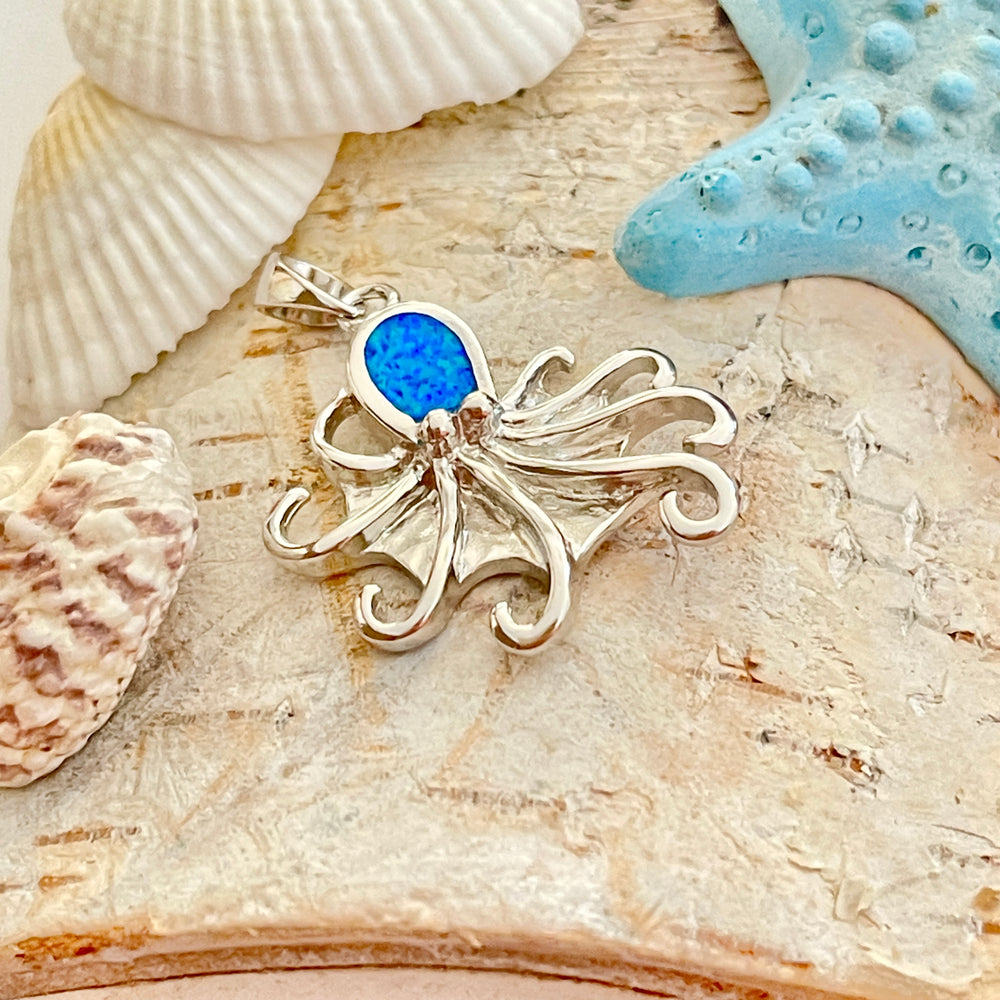  🐙 Pulpo Òpalo Dije de Plata 925 | Nicola Joyería Costa Rica