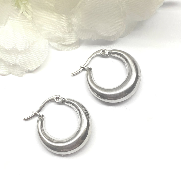 Argollas Acero 15MM Lisas