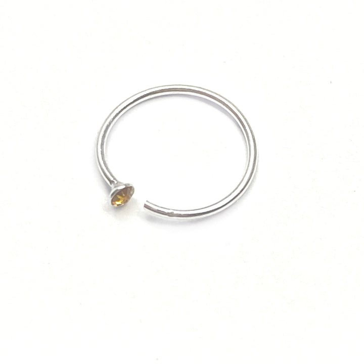 Piercing Argolla de Nariz Plata Ajustable