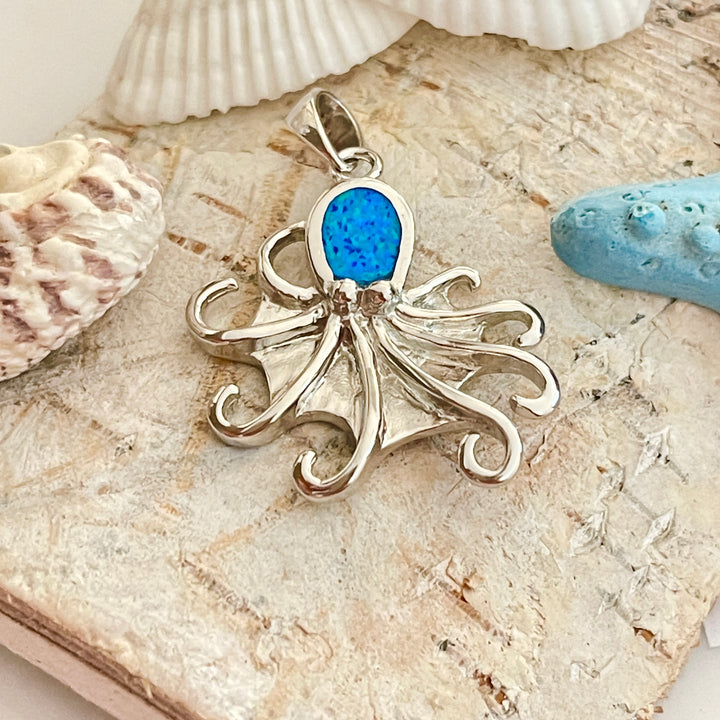  🐙 Pulpo Òpalo Dije de Plata 925 | Nicola Joyería Costa Rica