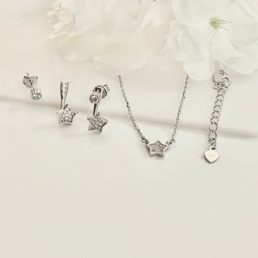 Juego Plata ✨Estrellas | Nicola Joyería 