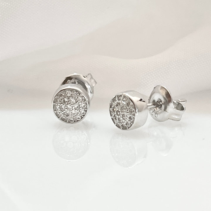 Aretes Plata 🔴Circulo Mediano | Nicola Joyería 