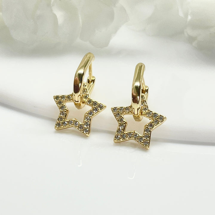 Huggies de Acero ⭐️Estrella Grande Blanca