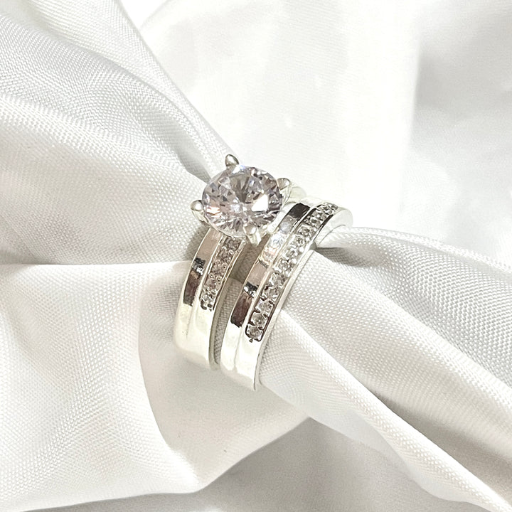 Anillos Dúo de Plata