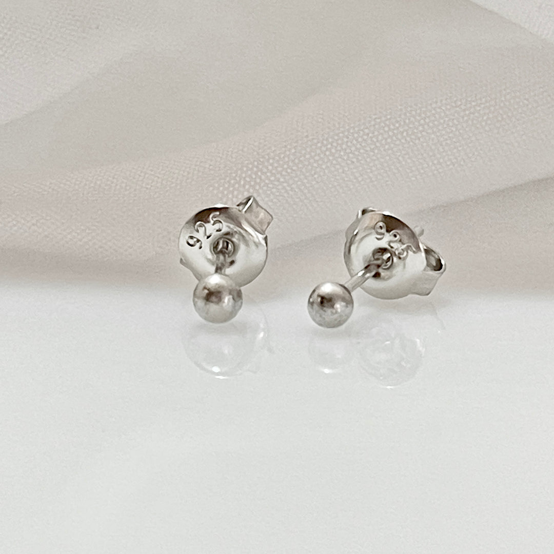 Aretes Plata 🔴 Círculo Liso 3MM | Nicola Joyería 