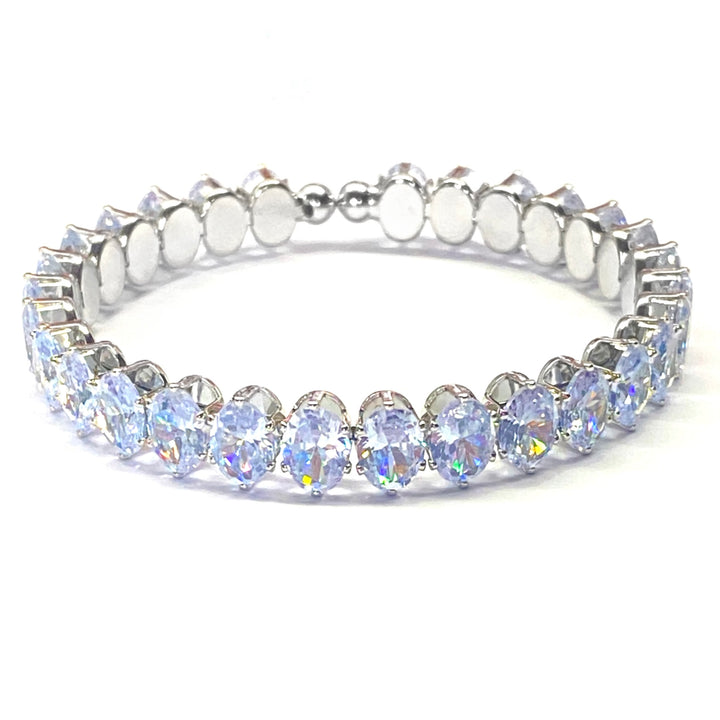 Pulsera Acero 🤍 Aro Plateado
